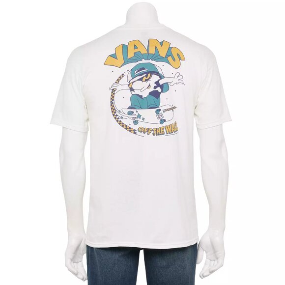 Vans T Shirt Men’s Small Off The Wall Spaceman Graphic Astronaut Skateboard - Picture 3 of 4